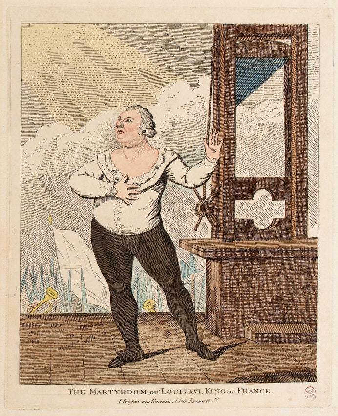 The Martyrdom of King Louis XVI of France