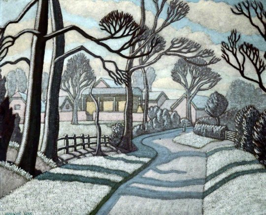 Winter Morning (1935) ~ A Painting by John Henry Norman (1896-1980)