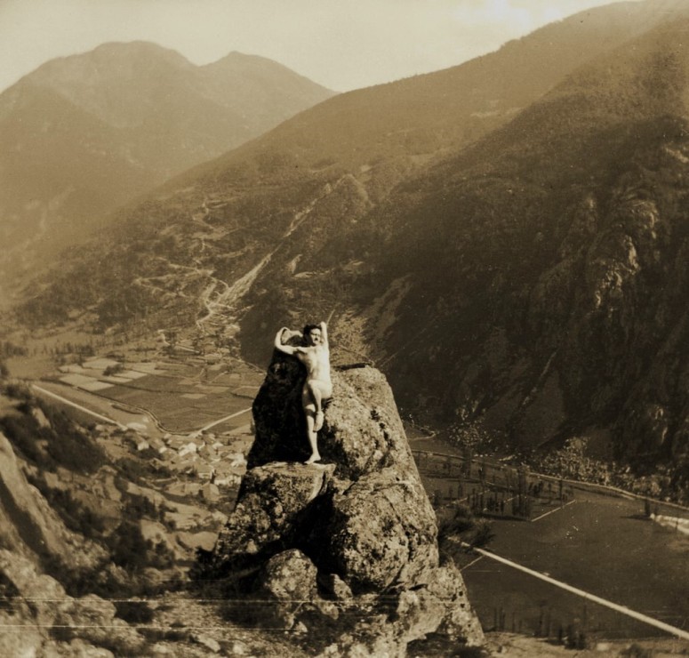 1910 ~ On a Mountain Top